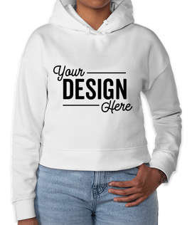 District Women's V.I.T. Drop Shoulder Pullover Hoodie - Color: White