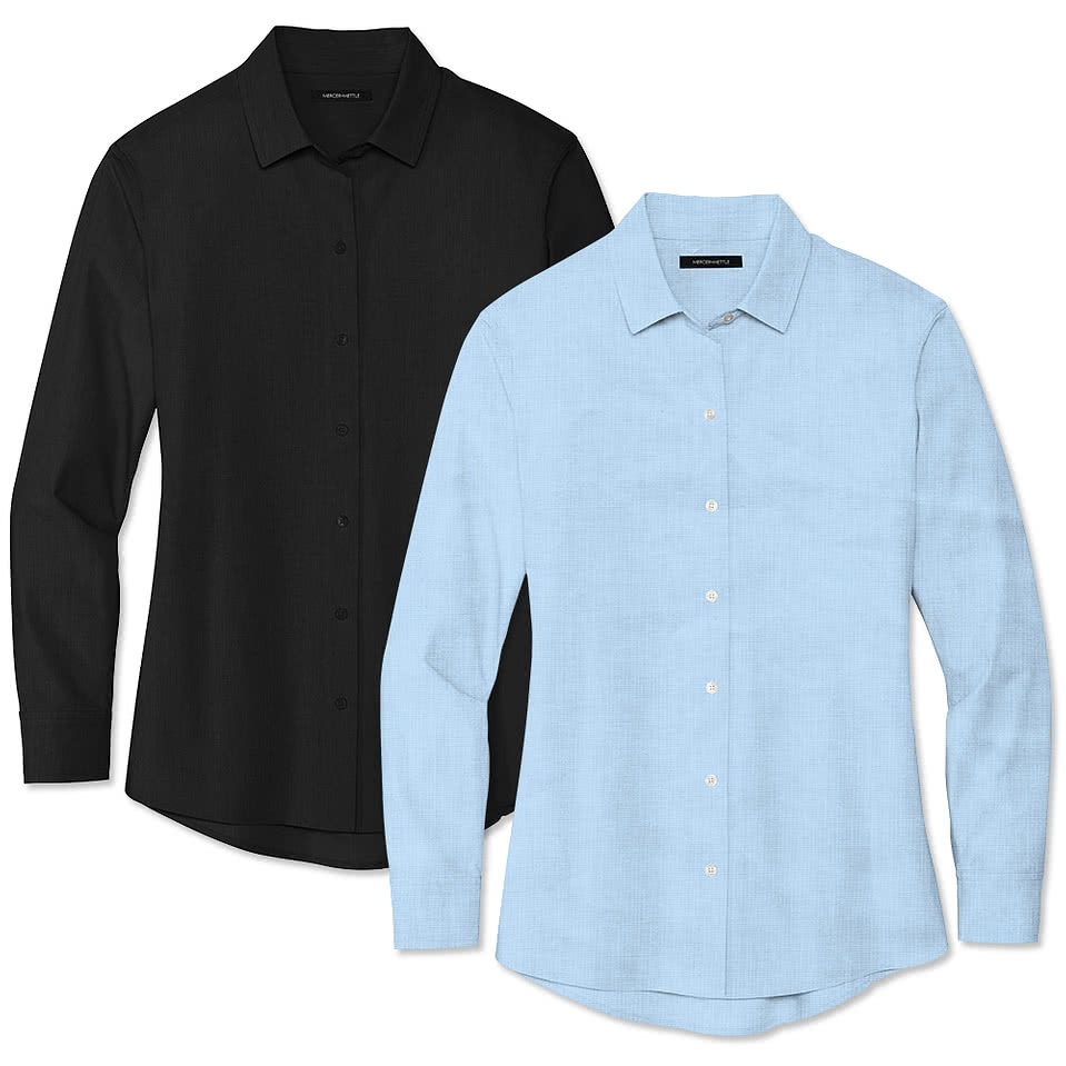 Mercer+Mettle Women's Stretch Woven Long Sleeve Shirt