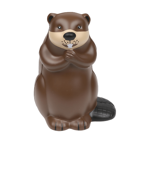 Beaver Stress Reliever in Brown