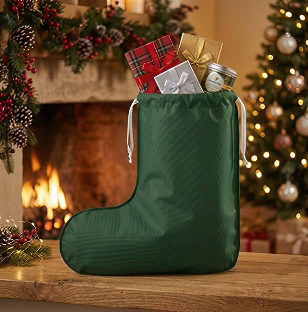 Stocking Shaped Non-Woven Gift Bag