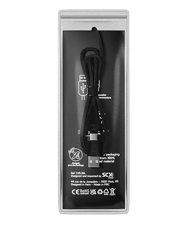 Laser Engraved SCX Innovative Design Data Transfer Eco Cable
