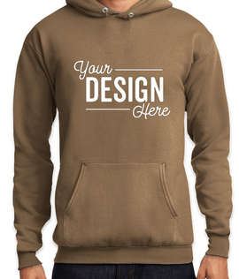 Port & Company Core Pullover Hoodie - Color: Woodland Brown