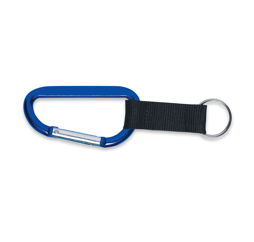 Laser Engraved Large Carabiner Keychain-default