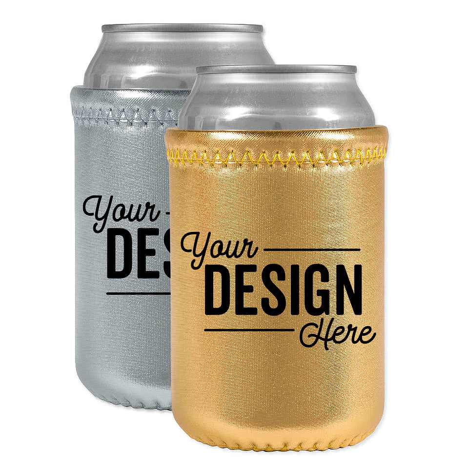 Metallic Neoprene Can Cooler