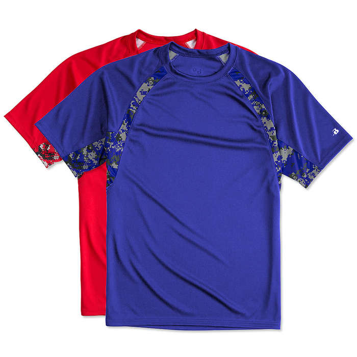 Badger Digital Camo Contrast Performance Shirt