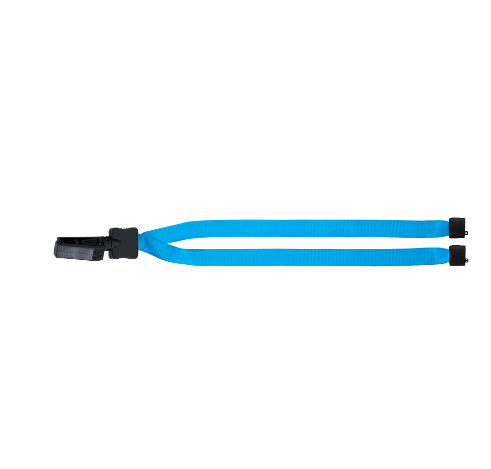 Full Color Lanyard with Plastic Bulldog Clip and Convenience Release-default