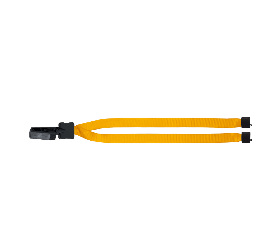 Full Color Lanyard with Plastic Bulldog Clip and Convenience Release-default