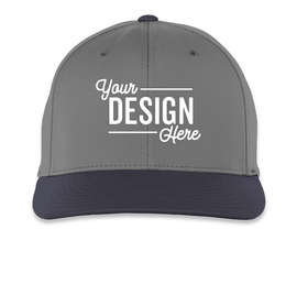 Pacific Headwear Perforated Flexfit Performance Hat - Color: Graphite / Navy