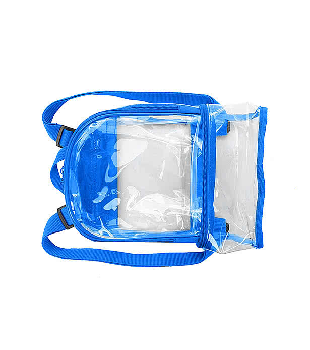 Clear Recycled TPU Dual Mini Backpack