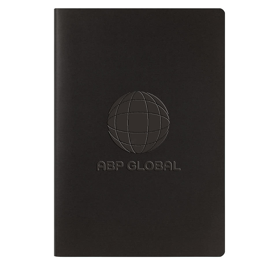 Debossed Flex Large Recycled Soft Cover Paper Notebook