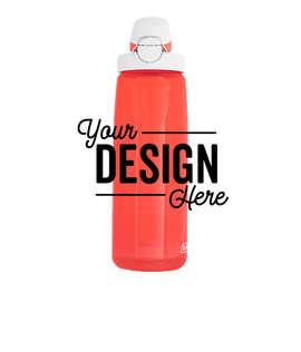 24 oz. Nalgene Tritan On-The-Fly Water Bottle - Color: Coral / Frost Coral