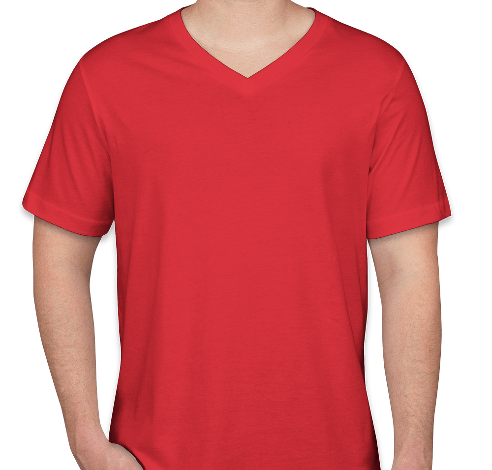 Bella + Canvas Jersey V-Neck T-shirt-default