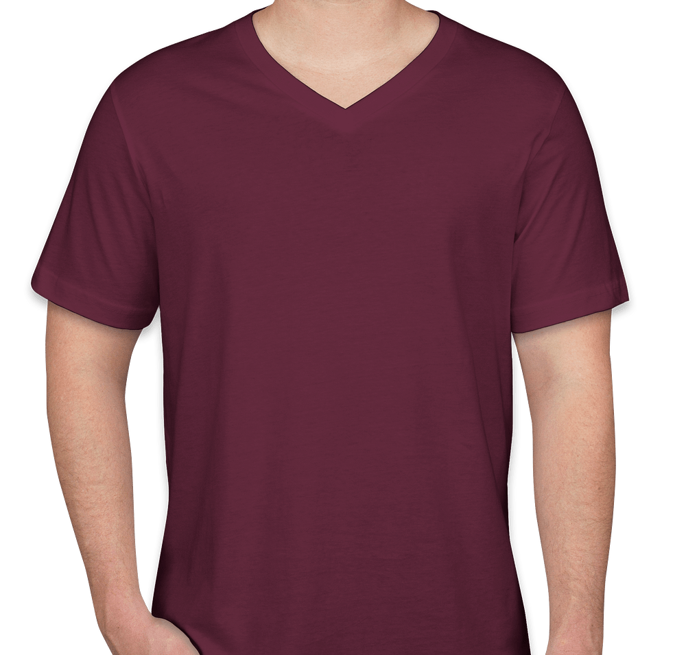 Bella + Canvas Jersey V-Neck T-shirt-default