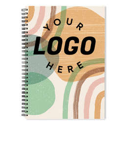 Organic Shapes JournalBooks ® Spiral Notebook