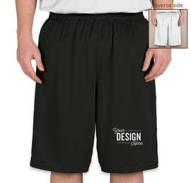 High Five Competition Reversible Basketball Shorts - Color: Black / White