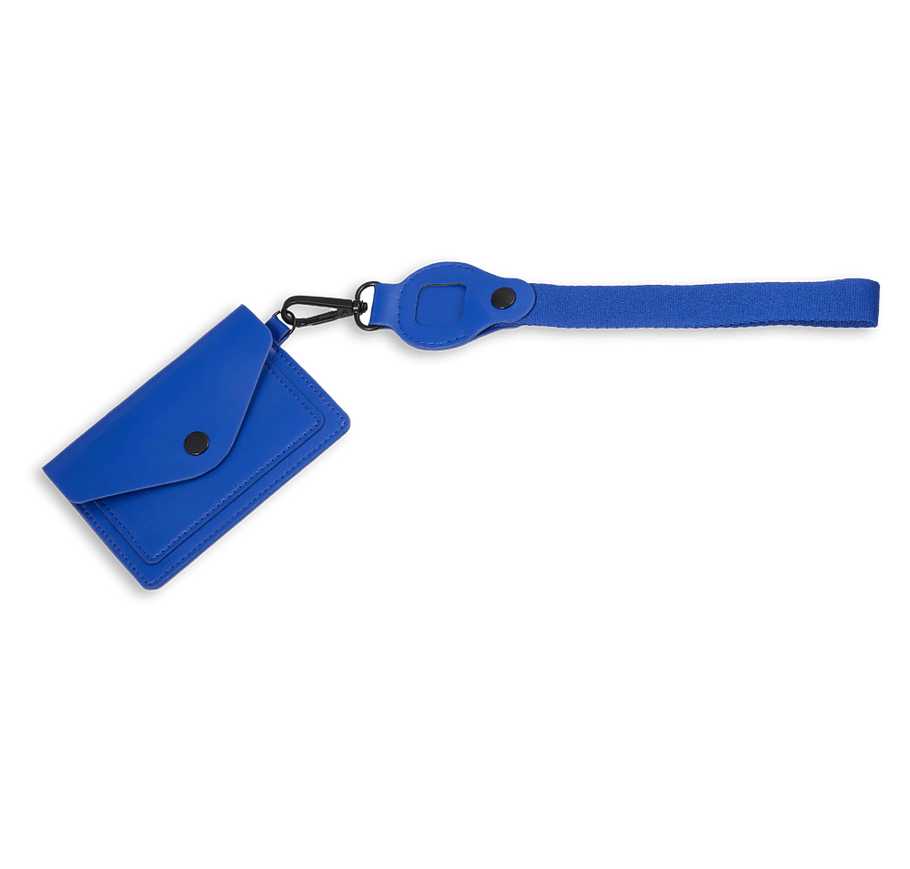 Recycled Wrist Lanyard with Card Holder-default