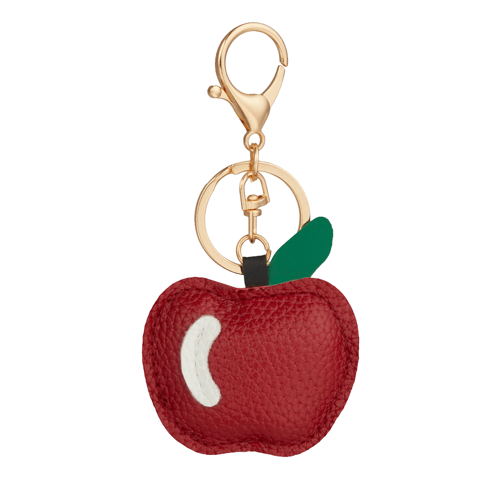 Apple Leather Keychain-default