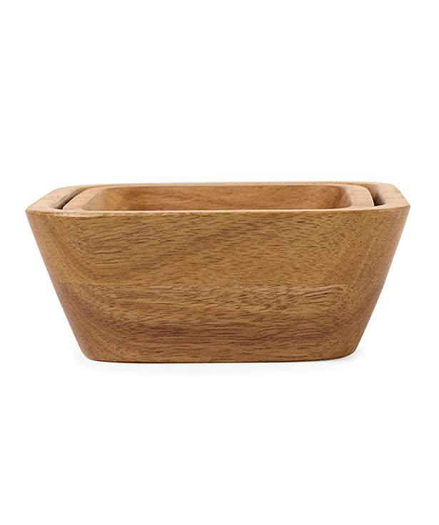 Laser Engraved La Cuisine Nesting Snack Bowl Set