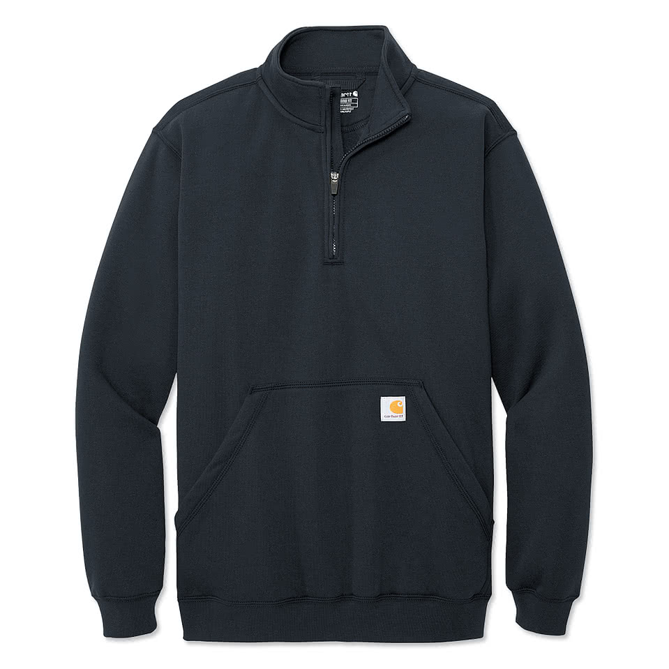 Carhartt Midweight Mock Neck Quarter Zip Sweatshirt