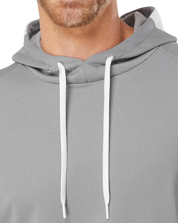EH-036 Grey Solid Color Streetwear Hoodie - Oversized