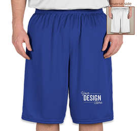 High Five Competition Reversible Basketball Shorts - Color: Royal / White