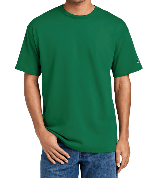 Champion Midweight Crewneck Jersey T-shirt in Kelly Green