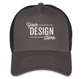 New Era 9FORTY Snapback Trucker Hat - Color: Graphite / Black