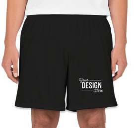 High Five Contrast Performance Shorts - Color: Black / White