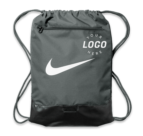 Custom Nike Brasilia Recycled Drawstring Bag Design Drawstring Bags Online at CustomInk