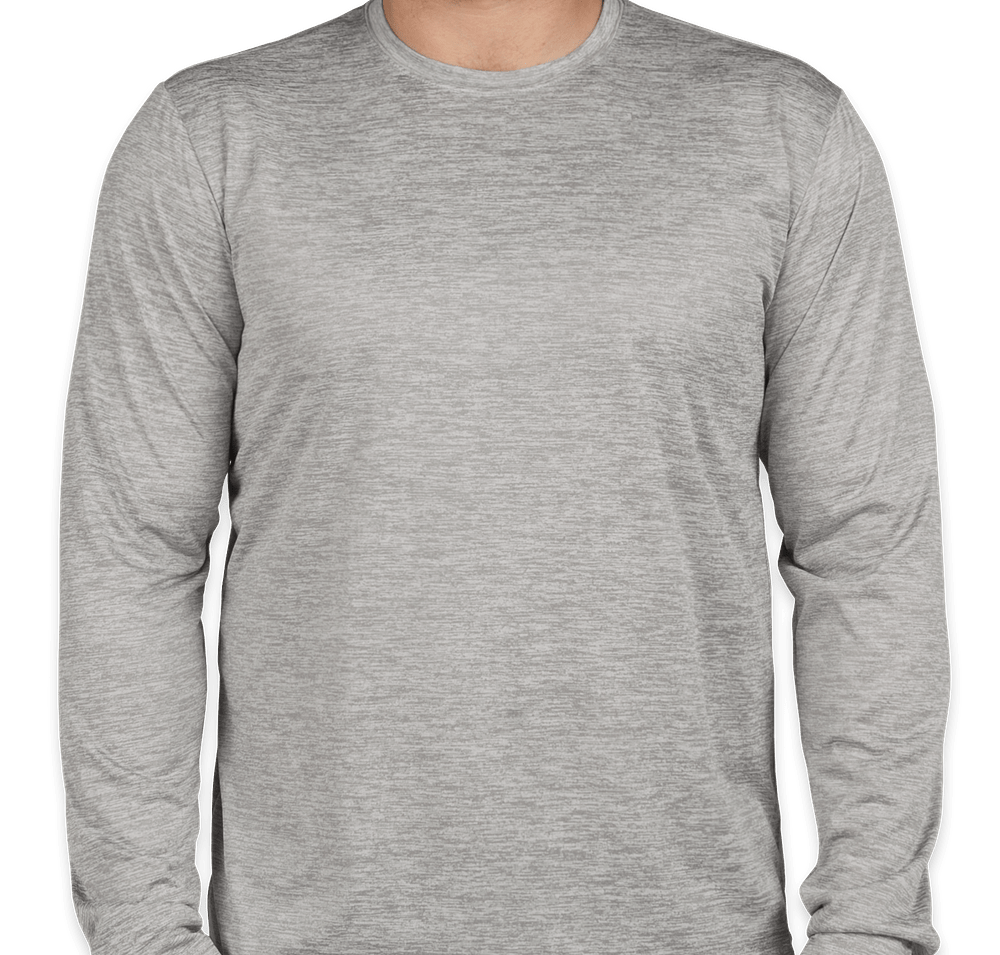 Sport-Tek Electric Heather Long Sleeve Performance Shirt-default