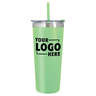 24 oz. Colma Stainless Steel Insulated Tumbler with Straw
