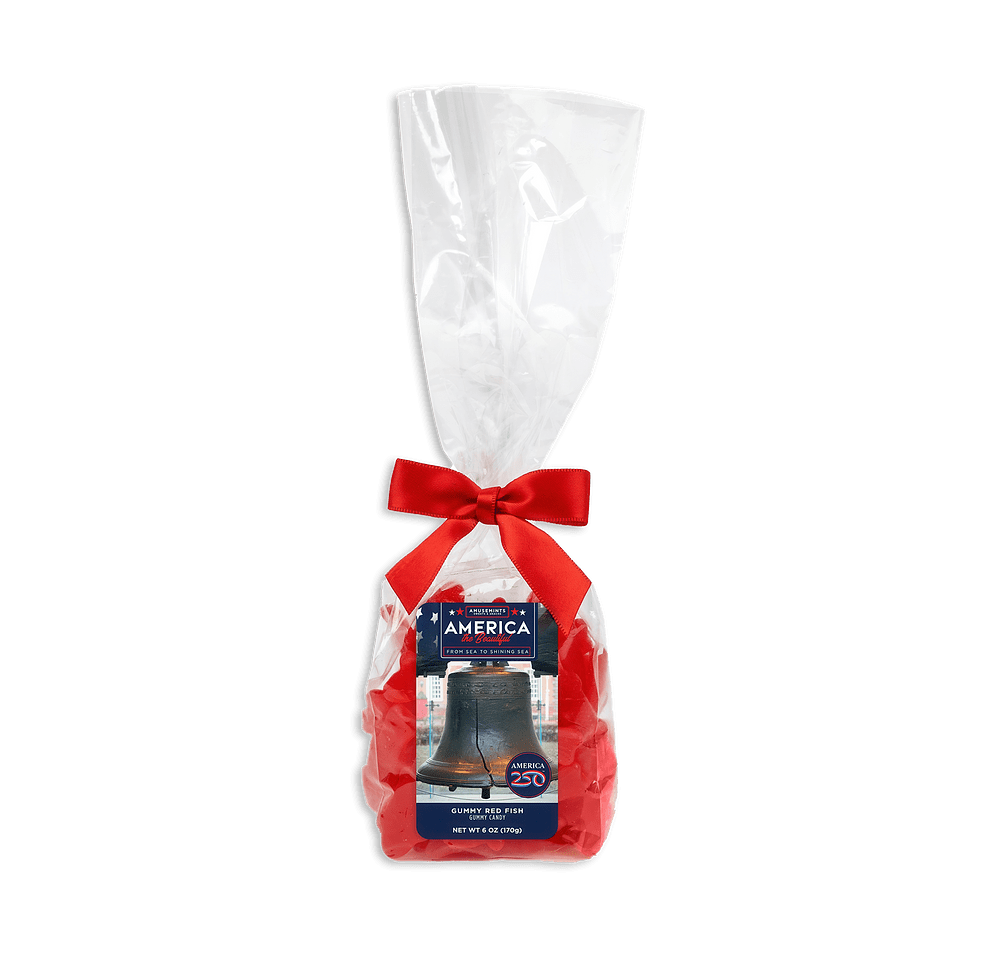Full Color America250™ Gummy Red Fish Mug Stuffer-default