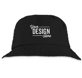 Mega Cap Cotton Twill Bucket Hat - Color: Black