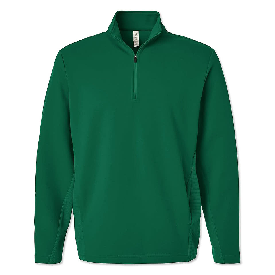 Team 365 Squad Cadet Tech Fleece Quarter Zip Pullover - Embroidered