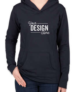 Anvil Women's French Terry Pullover Hoodie - Color: Navy