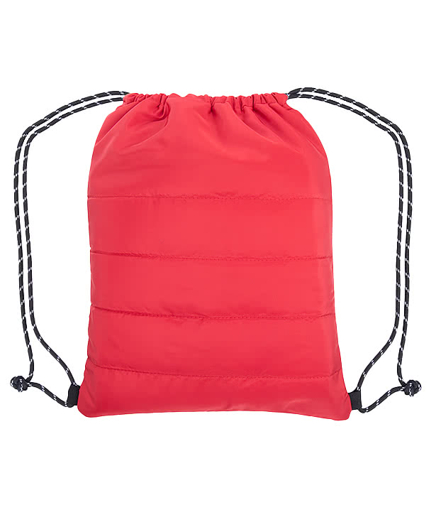 Puffy Quilted Drawstring Bag