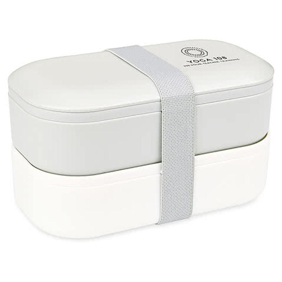 Oishii Bento Lunch Box in Grey-Cream