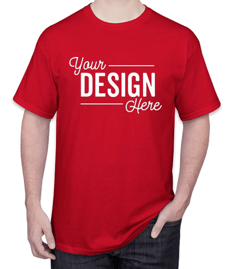 Port & Company Essential T-shirt in Red