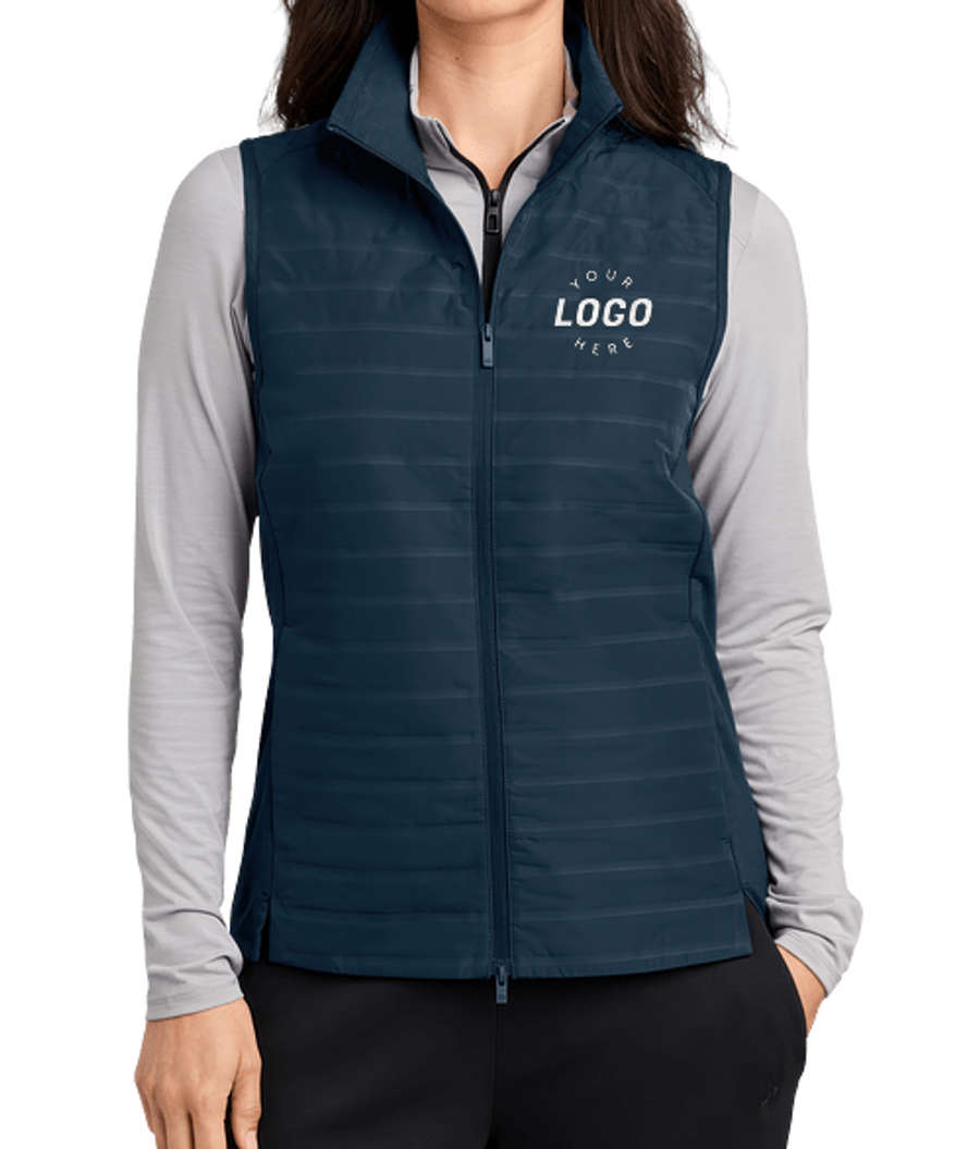 OGIO Women’s Driveline Hybrid Vest in River Blue Navy