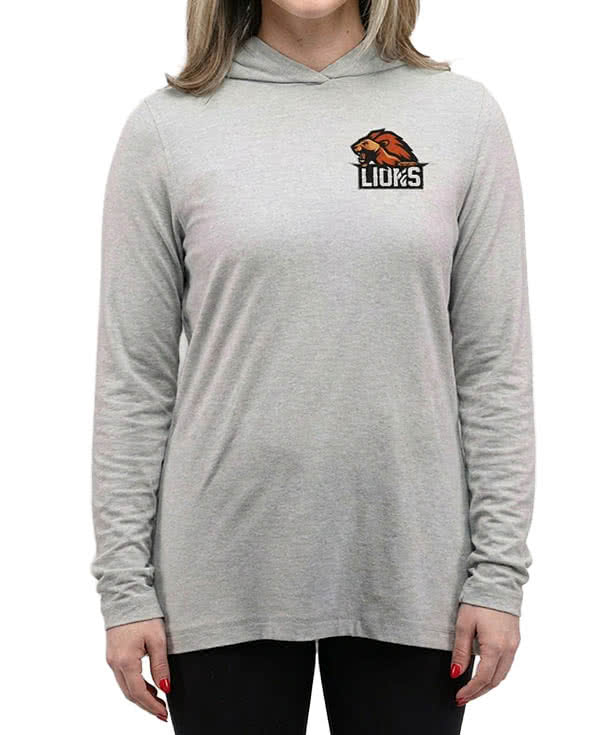 Wellable Women's Knit Recycled Hooded Long Sleeve Performance Shirt