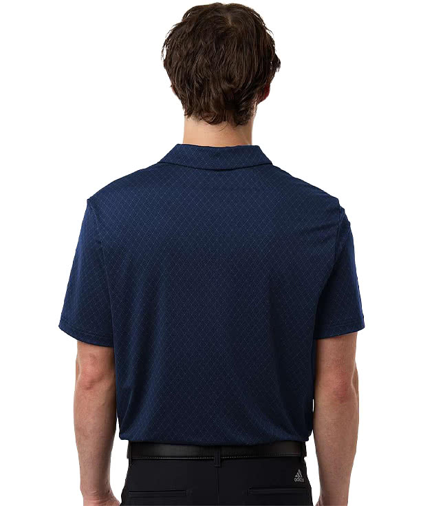Adidas Recycled Stretch Grid Performance Polo - Embroidered