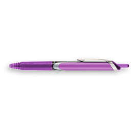 Pilot Precise V7 Retractable Rolling Ball Pen (color ink) - Color: Purple