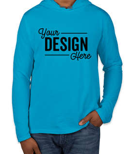 Gildan Hooded Long Sleeve T-shirt