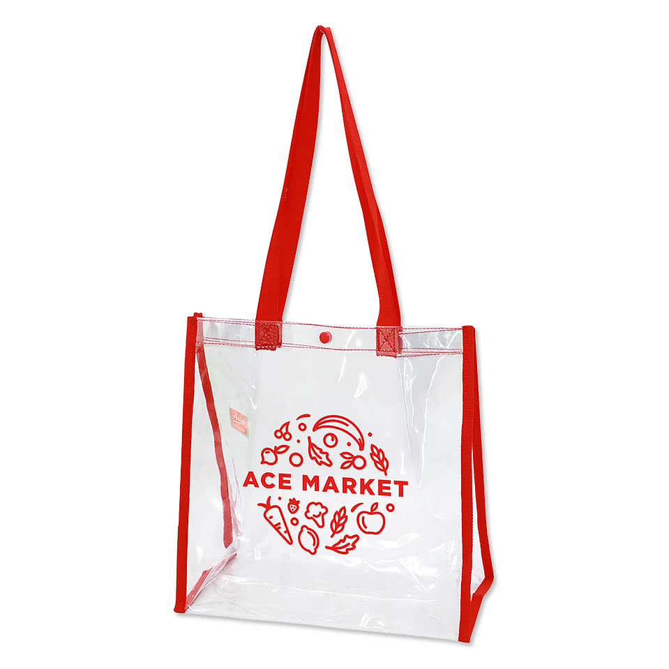 Game Day Clear PVC Tote Bag