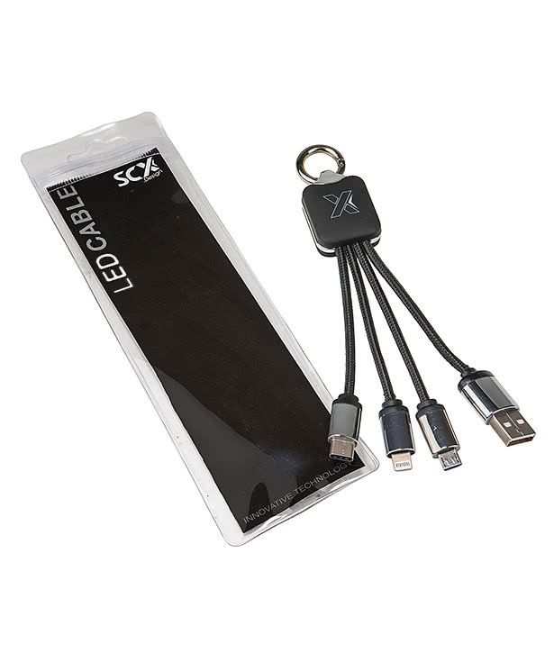 Laser Engraved SCX Innovative Design Eco Quatro Light Cable