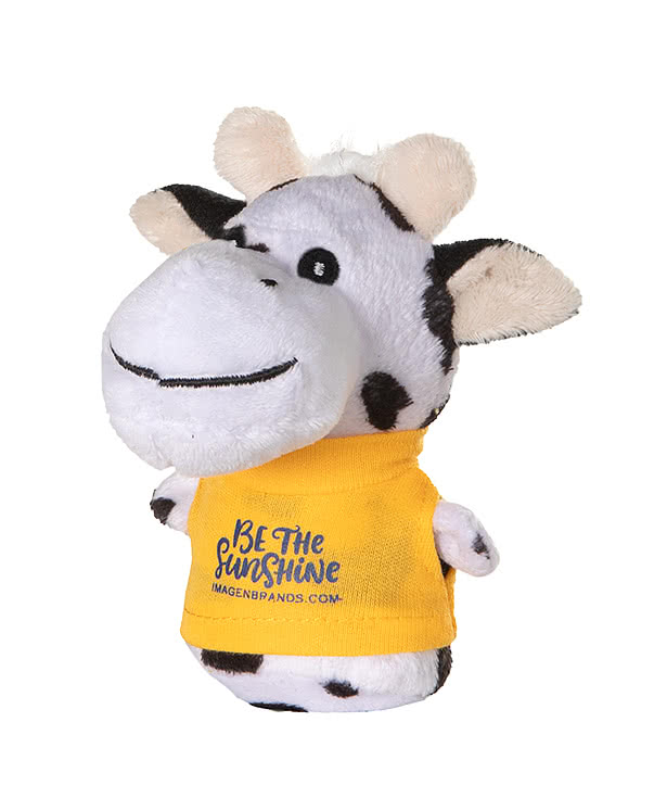 4" Shorty Cow Plush Animal