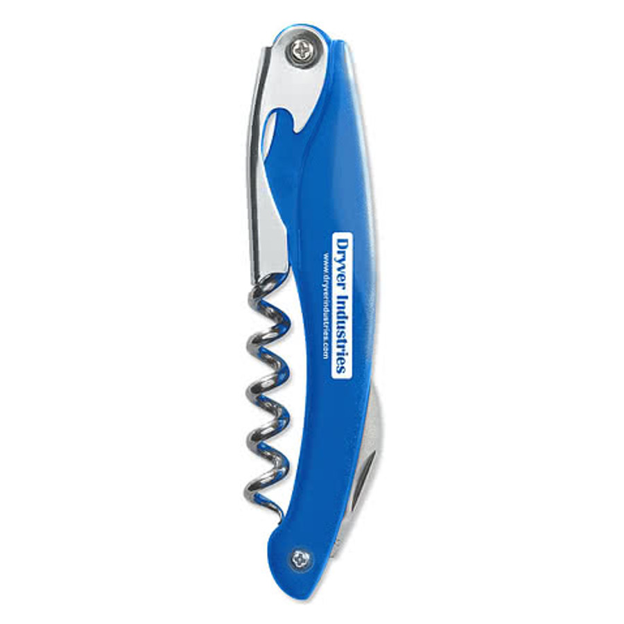 Waiter's Bottle Opener Pocket Knife in Black