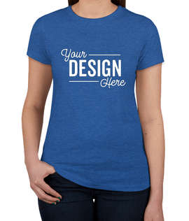 Next Level Women's Slim Fit Tri-Blend T-shirt - Color: Vintage Royal