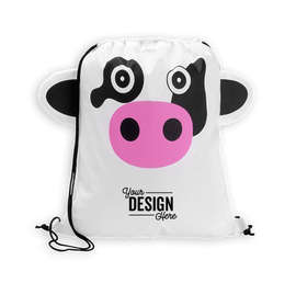 Paws N Claws Sport Drawstring Bag - Color: Cow