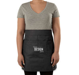 Port Authority Market Bistro Waist Apron - Color: Dark Midnight